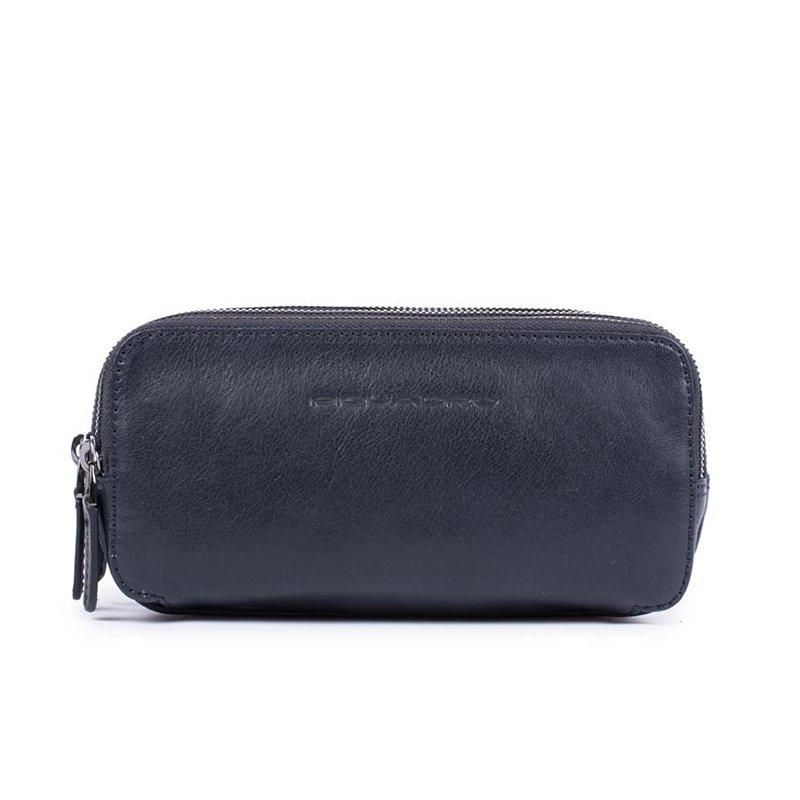 Борсетка Piquadro BK SQUARE Blue з 3 відділ. на блискавці (AC2141B3_BLU)