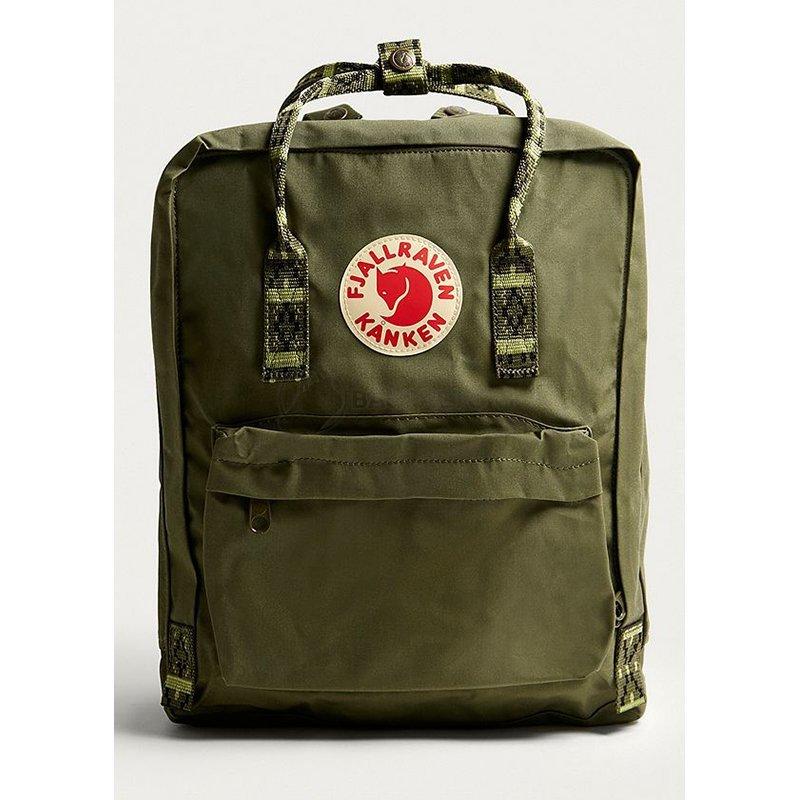 Міський рюкзак Fjallraven Kanken Green - Folk Pattern 16л (23510.620-913)