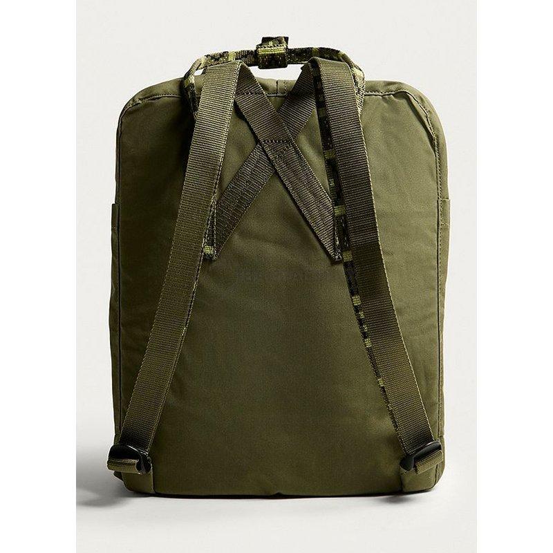 Міський рюкзак Fjallraven Kanken Green - Folk Pattern 16л (23510.620-913)