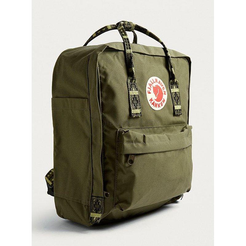 Міський рюкзак Fjallraven Kanken Green - Folk Pattern 16л (23510.620-913)