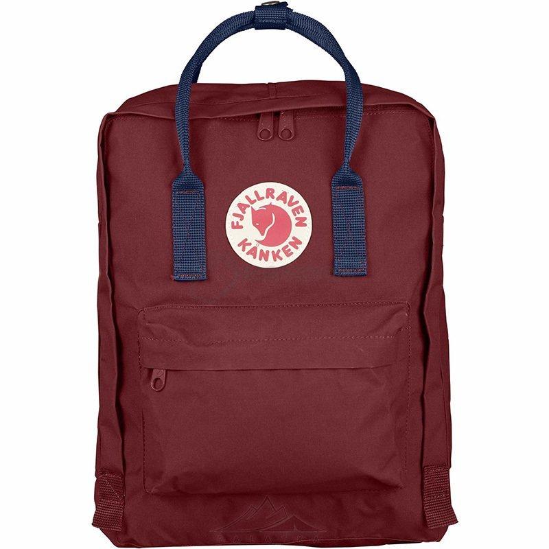 Міський рюкзак Fjallraven Kanken Ox Red - Royal Blue 16л (23510.326-540)