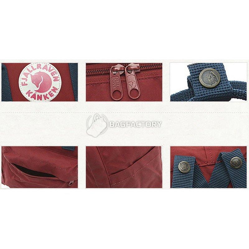 Міський рюкзак Fjallraven Kanken Ox Red - Royal Blue 16л (23510.326-540)