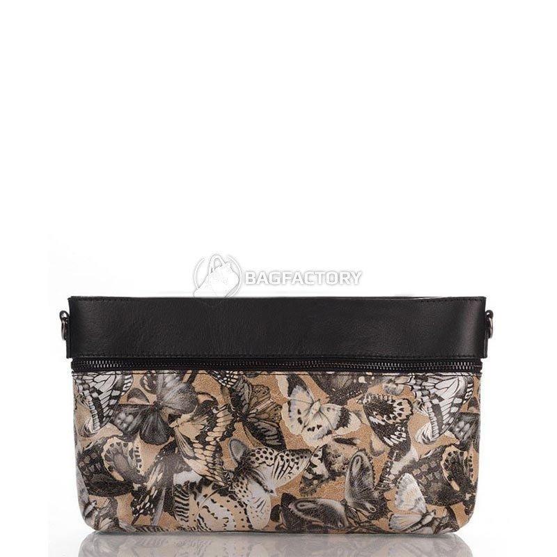 Клатч шкіряний Italian Bags Таупе (1001_taupe)