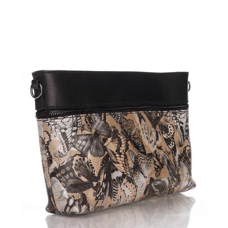 Клатч шкіряний Italian Bags Таупе (1001_taupe)