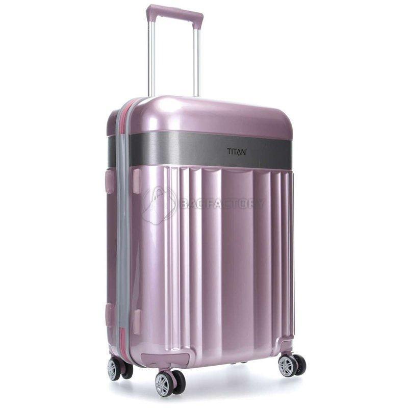 Валіза на 4 колесах Titan SPOTLIGHT FLASH Wild Rose M 69л (Ti831405 - 12)