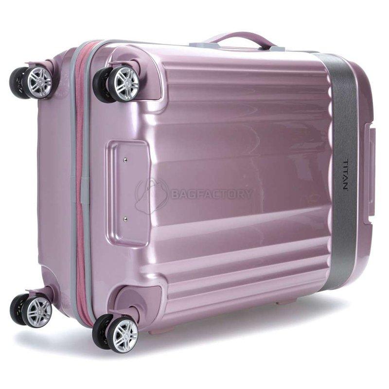 Валіза на 4 колесах Titan SPOTLIGHT FLASH Wild Rose M 69л (Ti831405 - 12)