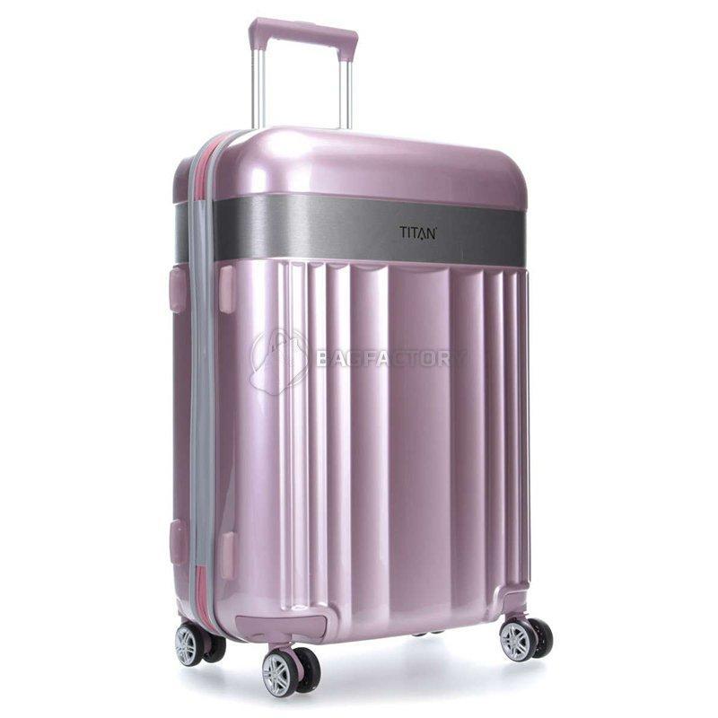 Валіза на 4 колесах Titan SPOTLIGHT FLASH Wild Rose L 102л (Ti831404 - 12)