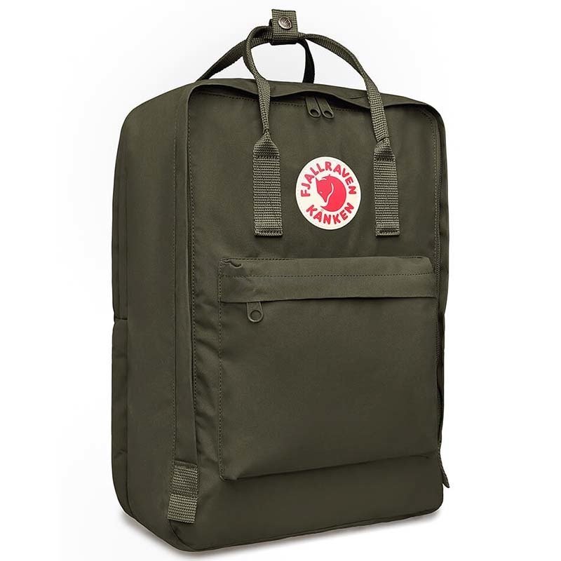 Міський рюкзак Fjallraven Kanken Laptop 17 Forest Green 20л (27173.660)