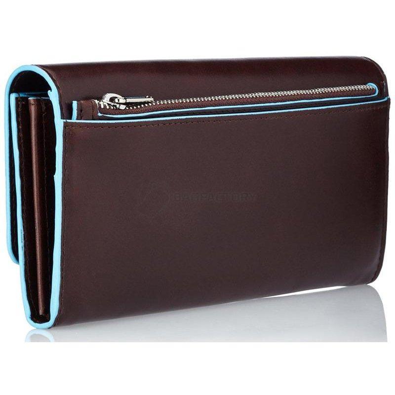 Портмоне шкіряне Piquadro Blue Square Cognac зі знімним відділ. на блискавці (PD3889B2_MO)