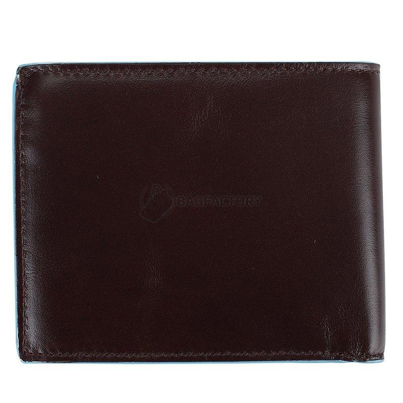 Портмоне шкіряне Piquadro Blue Square Cognac з відділ. для монет з RFID захистом (PU4188B2R_MO)
