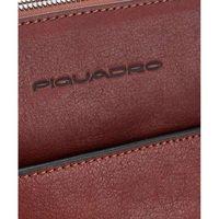 Чоловіча шкіряна сумка Piquadro Black Square Tobacco з відділ. д/iPad Air/Pro (CA3978B3_CU)
