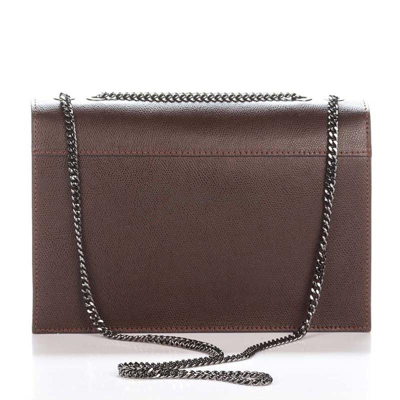 Клатч шкіряний Italian bags Коричневий (8415_dark_brown)