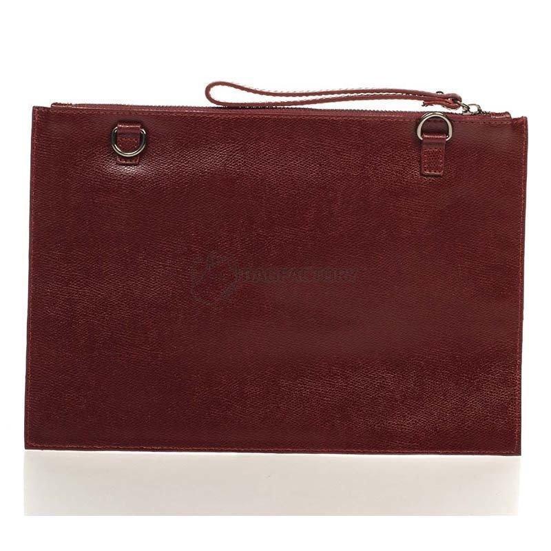 Клатч шкіряний Italian Bags Бордовий (1405_bordo)