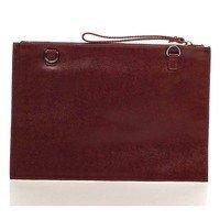 Клатч шкіряний Italian Bags Бордовий (1405_bordo)