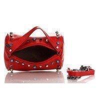 Жіноча шкіряна сумка Italian bags Червоний (1519_red)