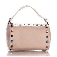Жіноча шкіряна сумка Italian bags Рожевий (1519_roze)
