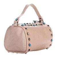 Жіноча шкіряна сумка Italian bags Рожевий (1519_roze)