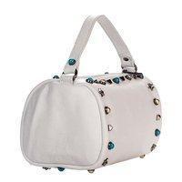 Жіноча шкіряна сумка Italian bags Білий (1519_white)