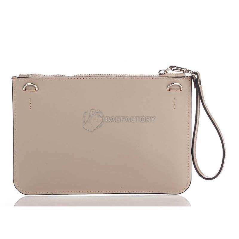 Клатч шкіряний Italian Bags Таупе (1536_taupe)