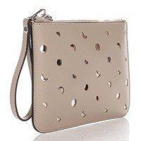 Клатч шкіряний Italian Bags Таупе (1536_taupe)