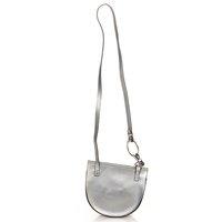 Жіноча шкіряна сумка Italian Bags Сріблястий (1545_silver)