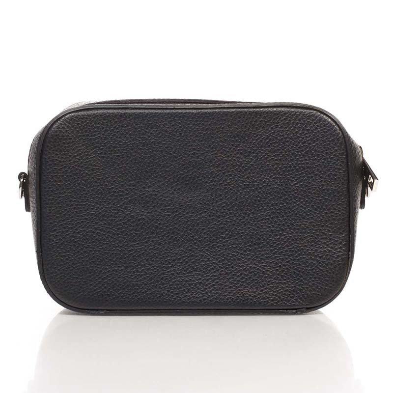 Шкіряний клатч Italian bags Чорний (1654_black)