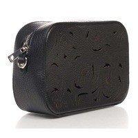 Шкіряний клатч Italian bags Чорний (1654_black)