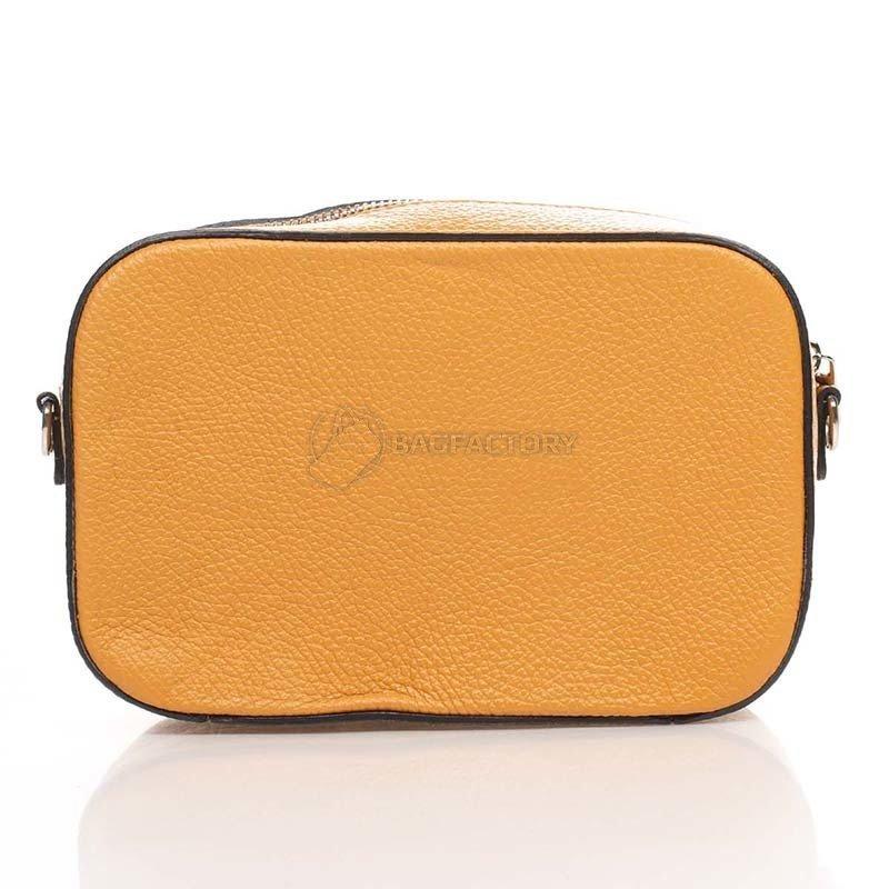 Шкіряний клатч Italian bags Коньячний (1654_cuoio)