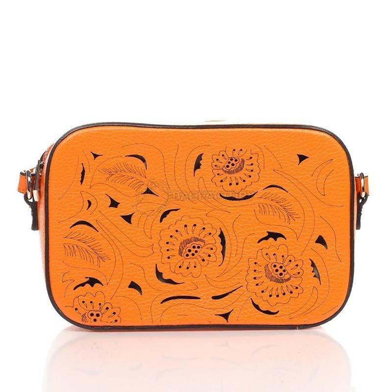 Шкіряний клатч Italian Bags Помаранчевий (1654_orange)