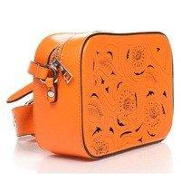 Шкіряний клатч Italian Bags Помаранчевий (1654_orange)