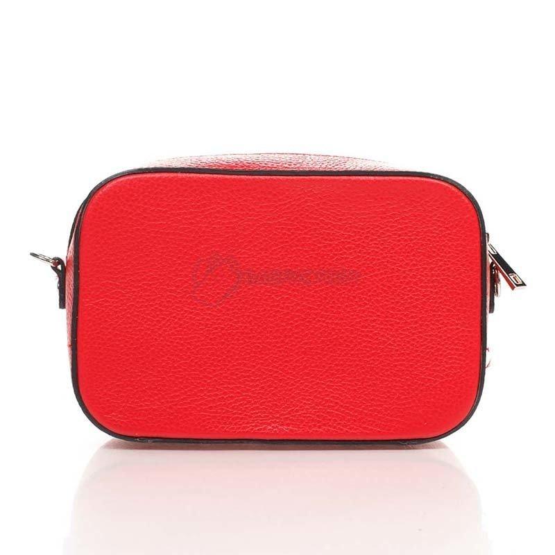 Шкіряний клатч Italian bags Червоний (1654_red)