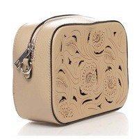 Шкіряний клатч Italian bags Таупе (1654_taupe)