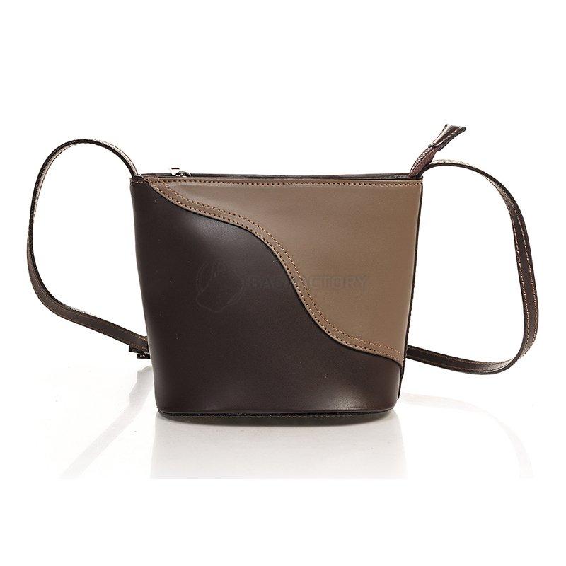 Жіноча шкіряна сумка Italian Bags Коричневий (1802_d_brown_taupe)