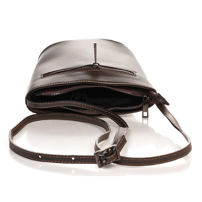 Жіноча шкіряна сумка Italian Bags Коричневий (1802_d_brown_taupe)