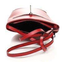 Жіноча шкіряна сумка Italian bags Червоний (1802_red)