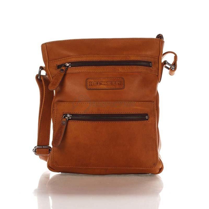 Чоловіча шкіряна сумка HILL BURRY Коричневий (1882_brown)