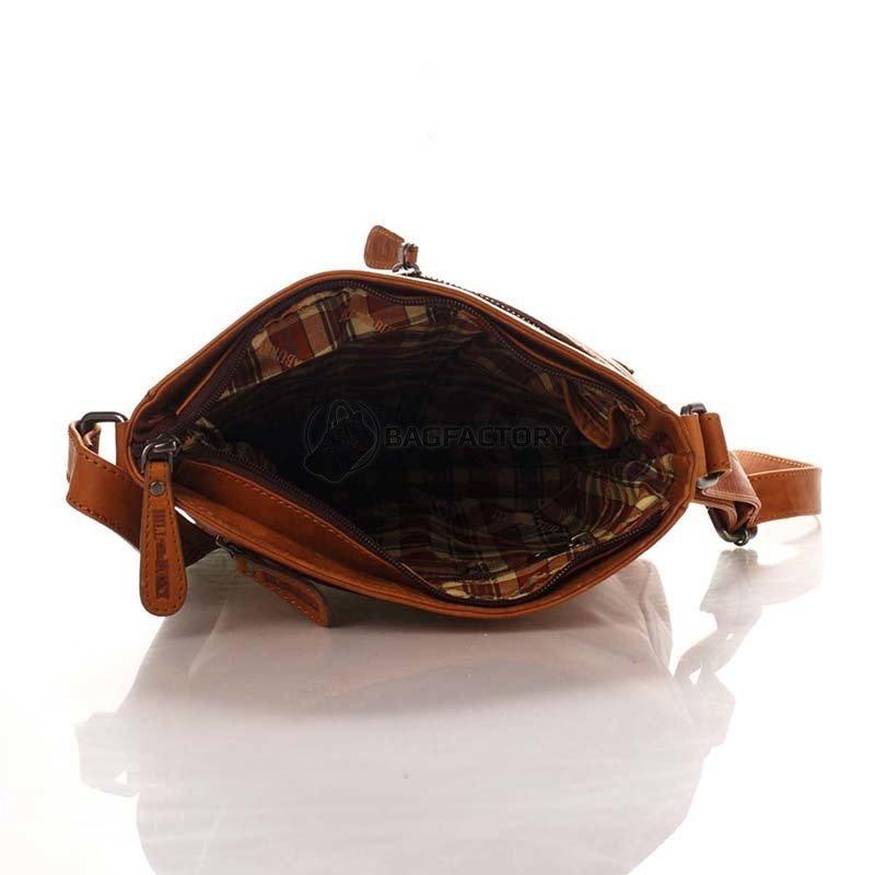 Чоловіча шкіряна сумка HILL BURRY Коричневий (1882_brown)