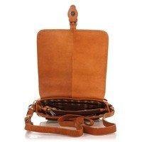 Чоловіча шкіряна сумка HILL BURRY Коричневий (4003_brown)