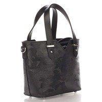 Жіноча шкіряна сумка Italian Bags Чорний (8671_black)