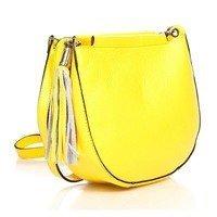 Жіноча шкіряна сумка Amelie Pelletteria Жовтий (8887_yellow)