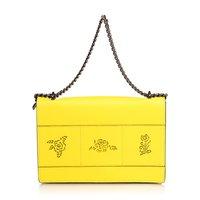 Клатч шкіряний Italian Bags Жовтий (8909_yellow)