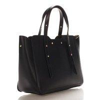 Жіноча шкіряна сумка Italian bags Чорний (8920_black)