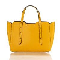 Жіноча шкіряна сумка Italian bags Жовтий (8920_yellow)