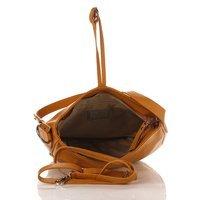 Жіноча шкіряна сумка Italian bags Коньячний (8934_cuoio)