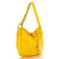 Жіноча шкіряна сумка Italian bags Жовтий (8934_yellow)