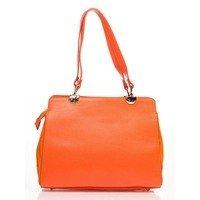 Жіноча шкіряна сумка Italian bags Помаранчевий (8939_orange)