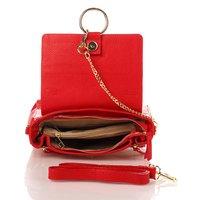 Жіноча шкіряна сумка Italian bags Червоний (8941_red)