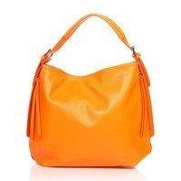 Жіноча шкіряна сумка Italian bags Помаранчевий (8944_orange)