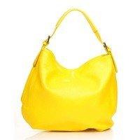 Жіноча шкіряна сумка Italian bags Жовтий (8944_yellow)