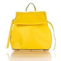 Міський шкіряний рюкзакItalian bags Жовтий (8945_yellow)